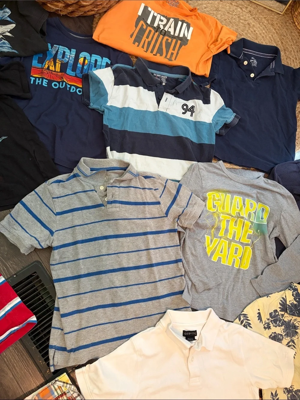 Boys size 8 back to school LOT pants, shorts, shirts